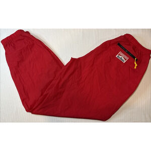 Vintage Marlboro Windbreaker Track Pants Red Adult Mens Large 32" Inseam Nylon